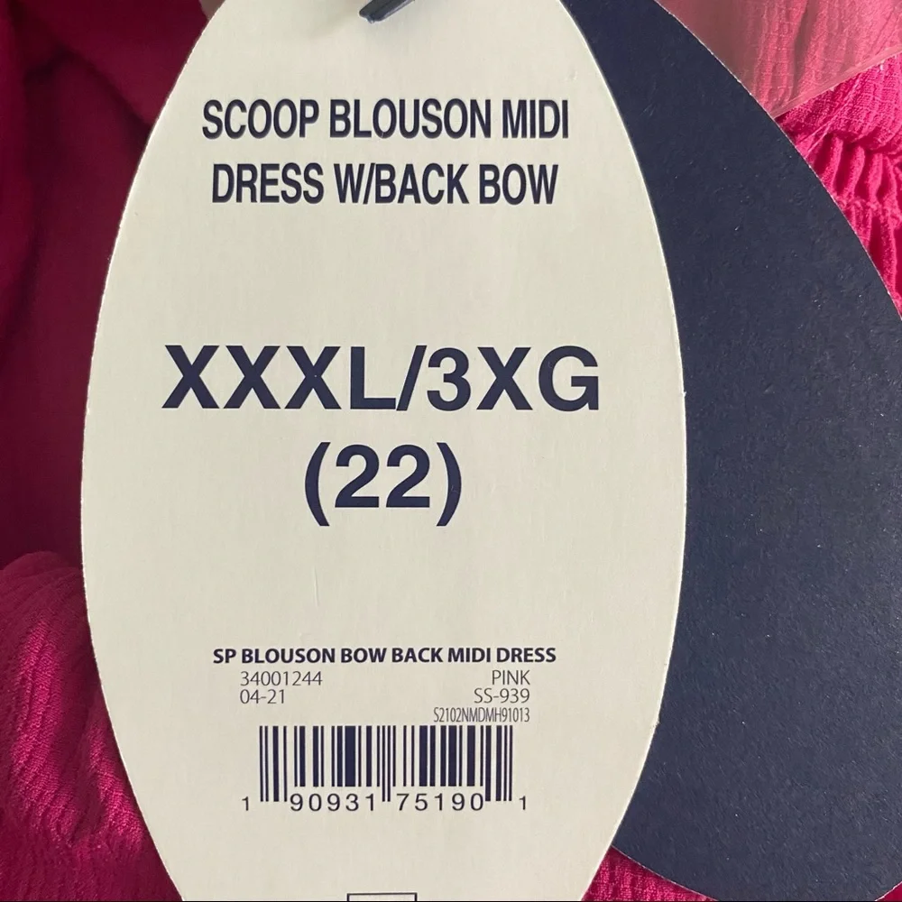 Scoop Magenta Maxi Dress - Picture 8 of 8